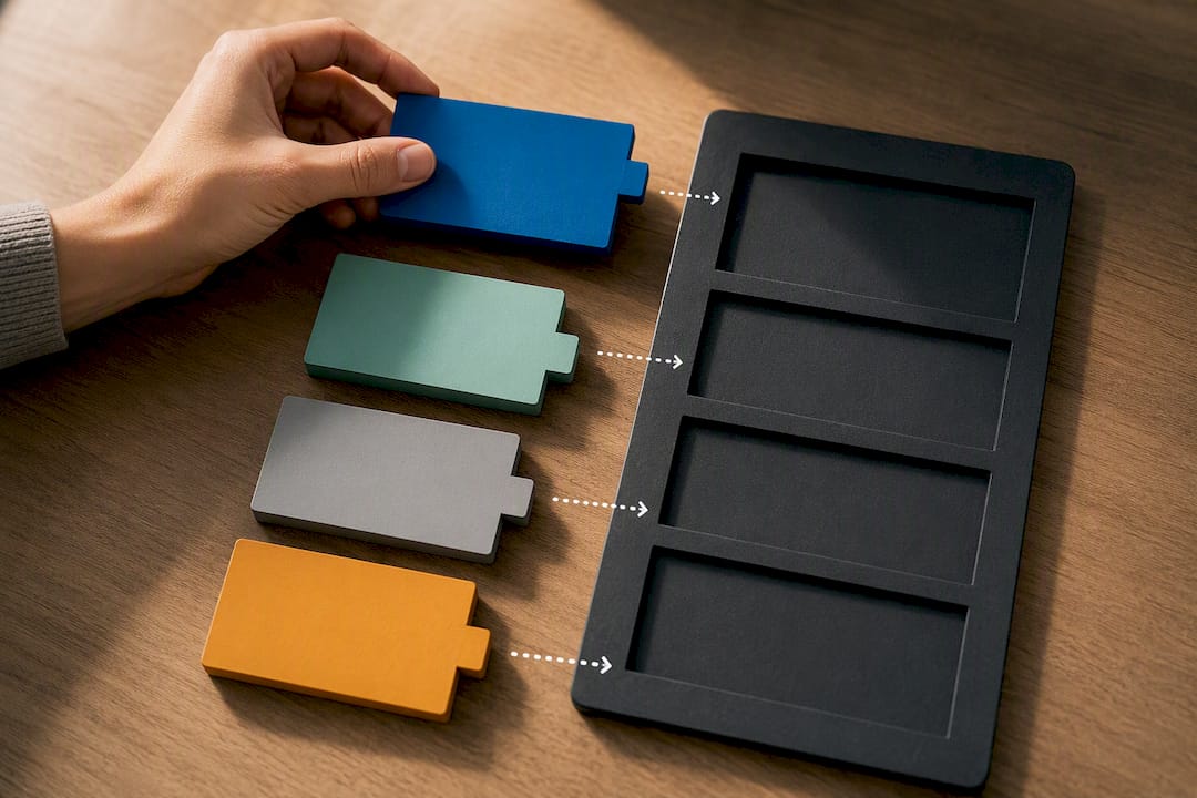 Four modular cover letter sections in sequence