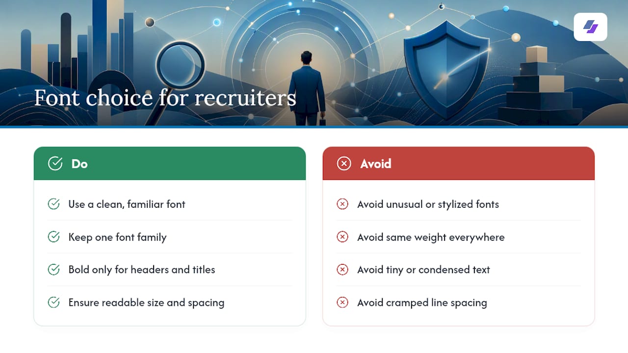 Does Font Choice Affect How Recruiters Read Your Resume? — overview diagram