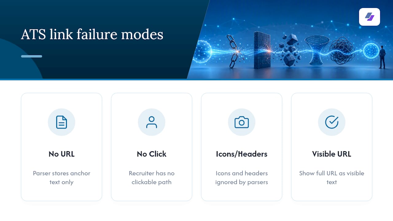 Three ATS resume link failure modes