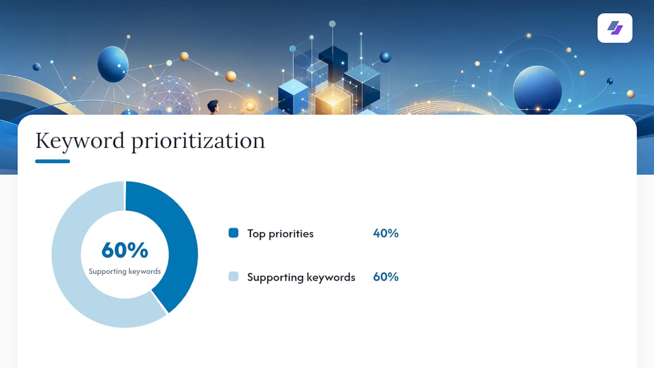 Diagram of data analyst resume keyword prioritization steps