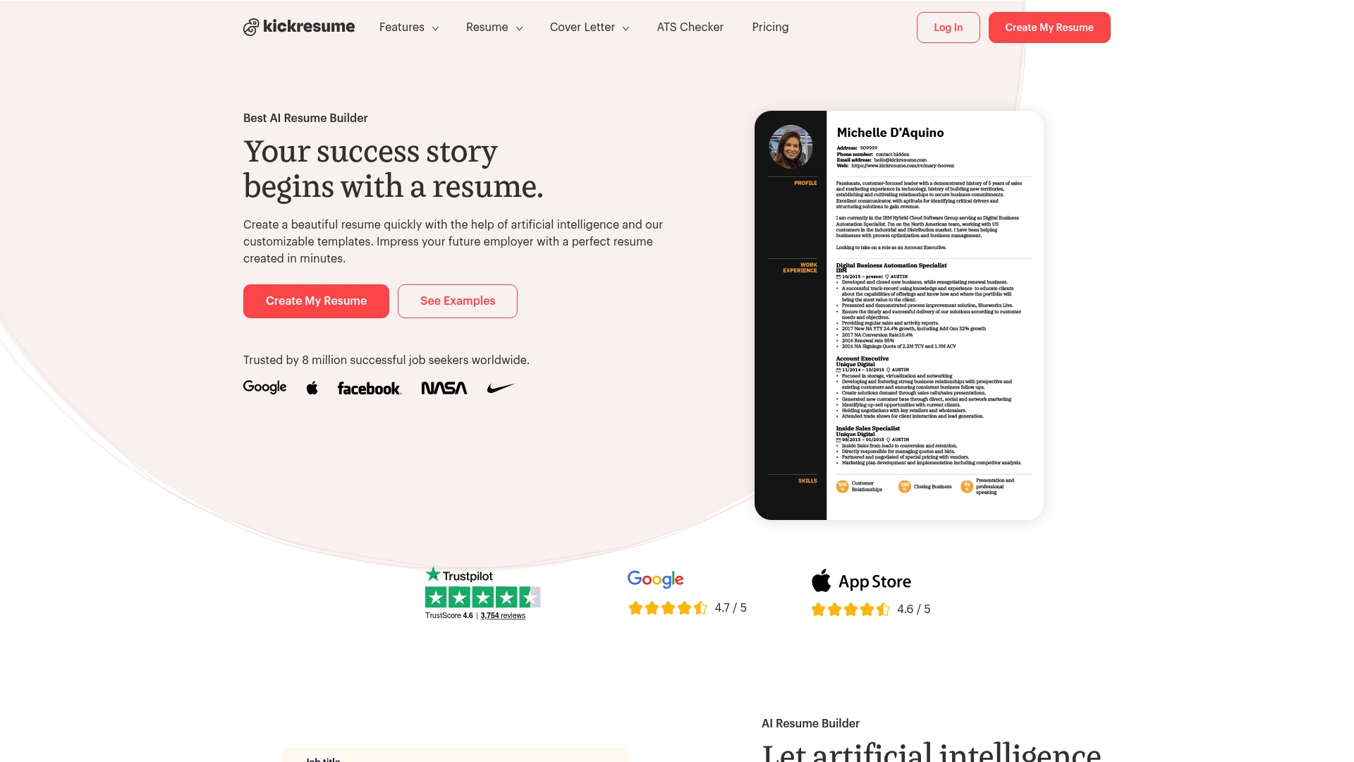 https://kickresume.com