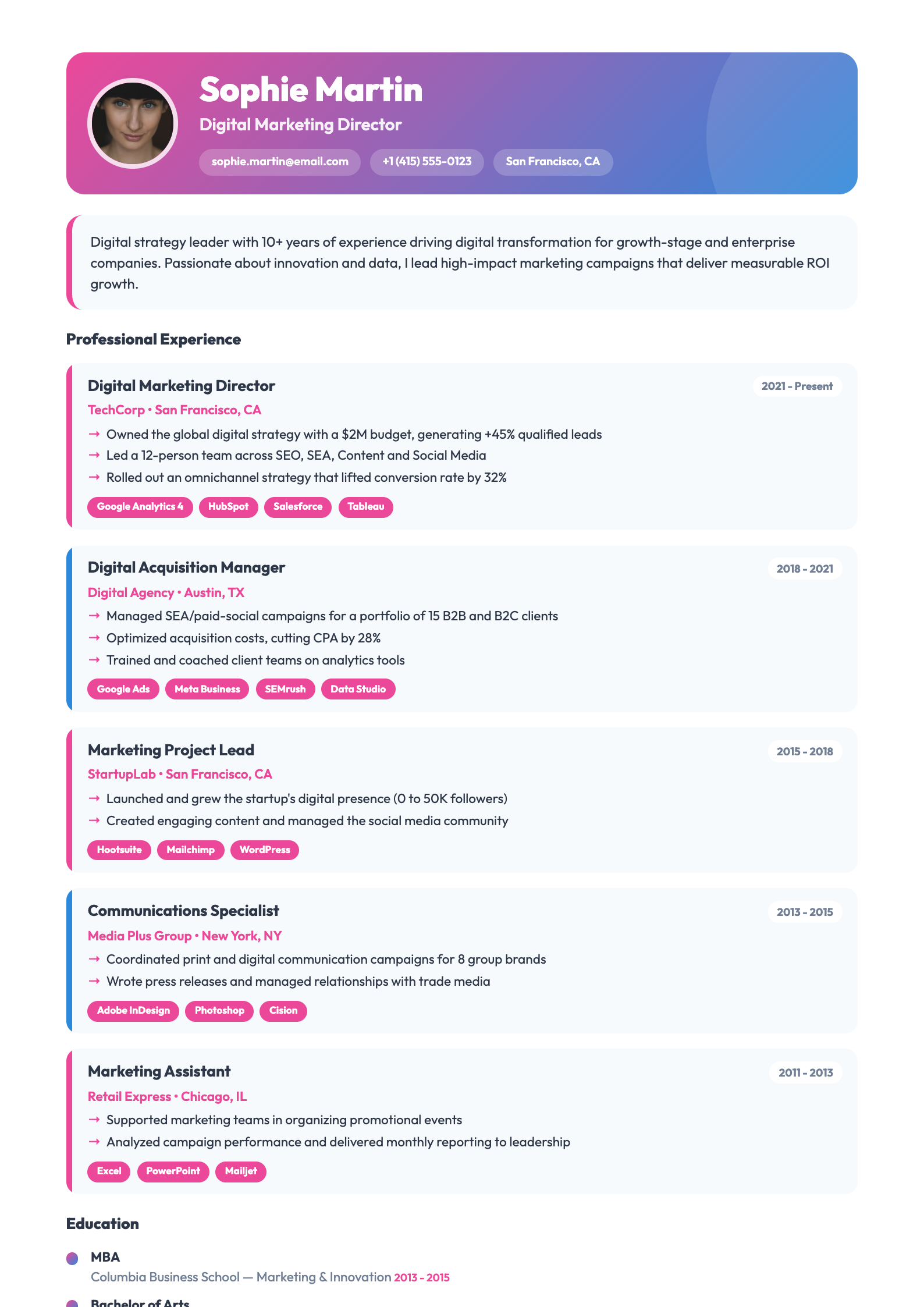LinkedIn Resume Generator | Custom per Job - JobAlign