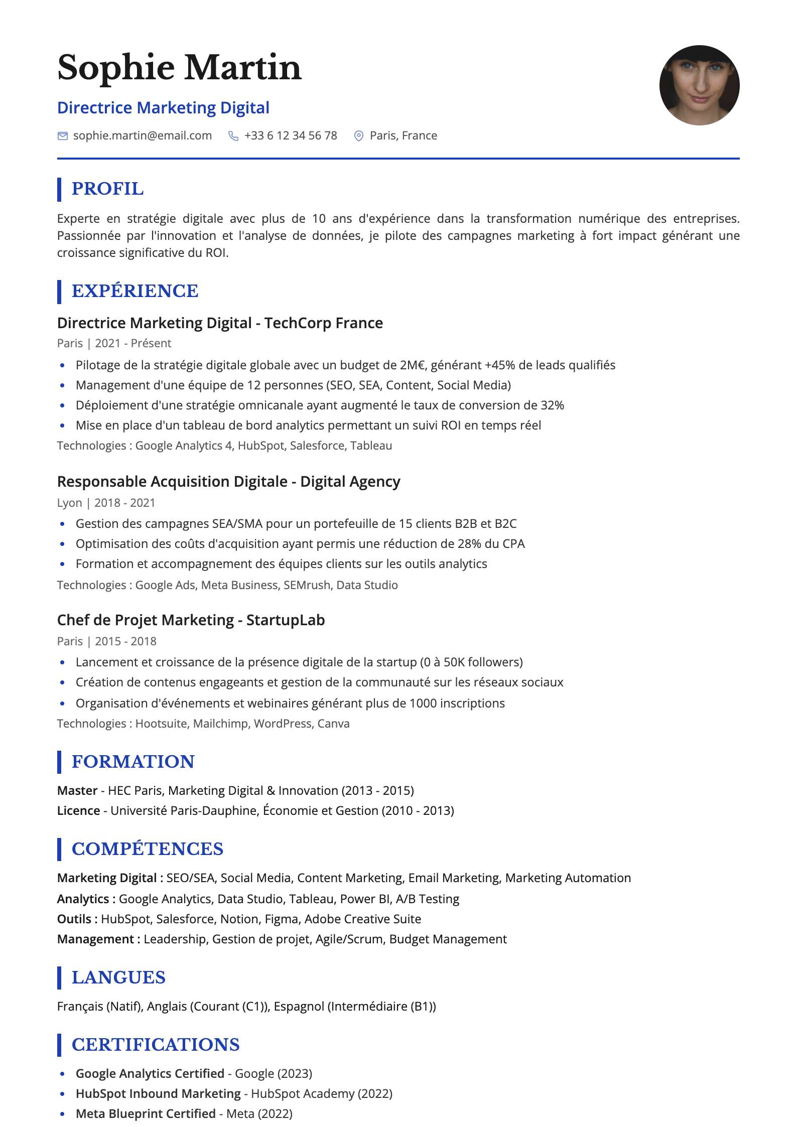 Template Professional